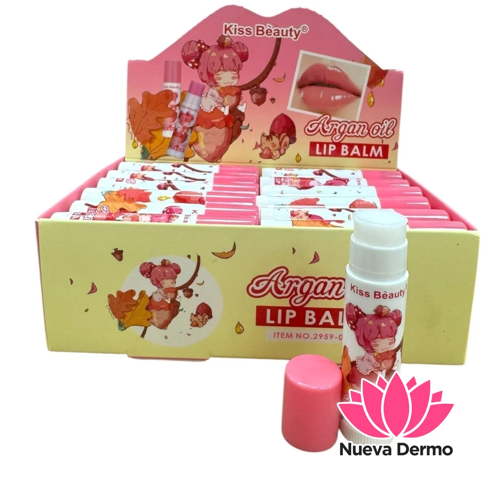 KISS BEAUTY ARGAN OIL LIP BALM 2959-03A/6903072418466/ MG-454