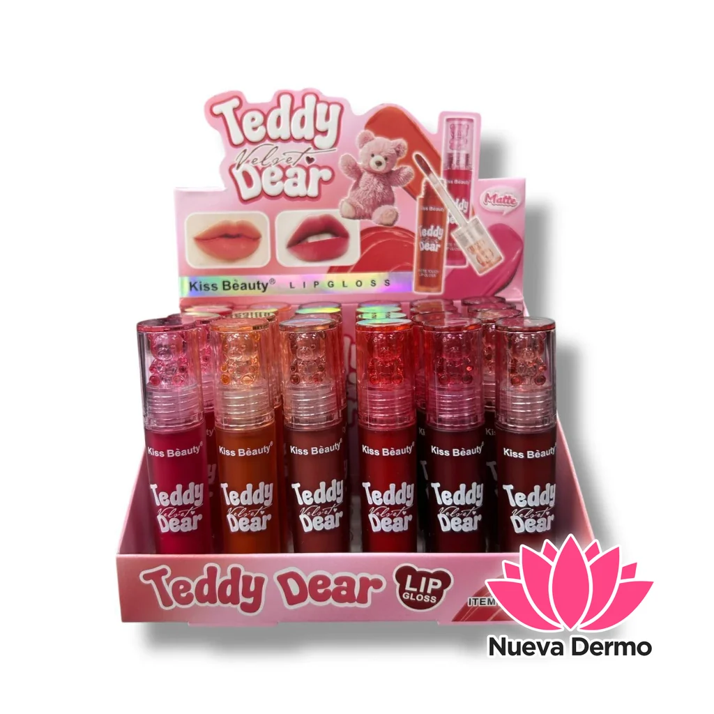 KISS BEAUTY TEDDY BEAR LIP GLOSS MG-251078/71634-03 6903072465781
