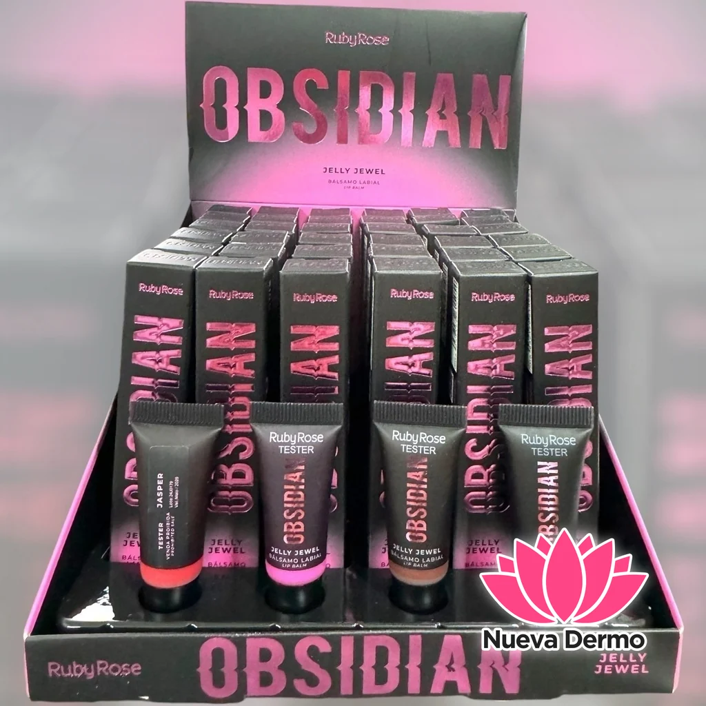 JELLY JEWEL BALSAMO LABIAL OBSIDIAN RUBYROSE HB-7400