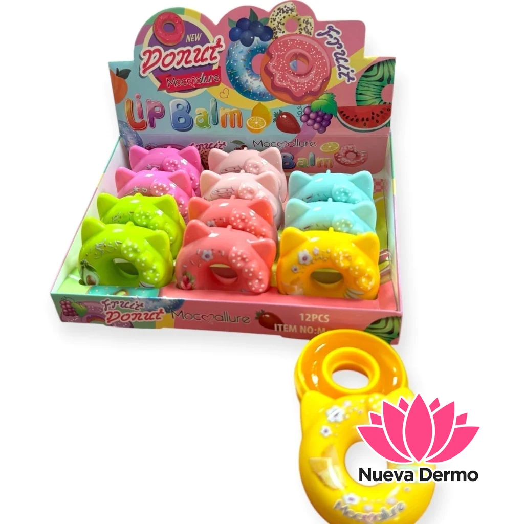 lip balm fruit donut mocallure moc996 6991543508259
