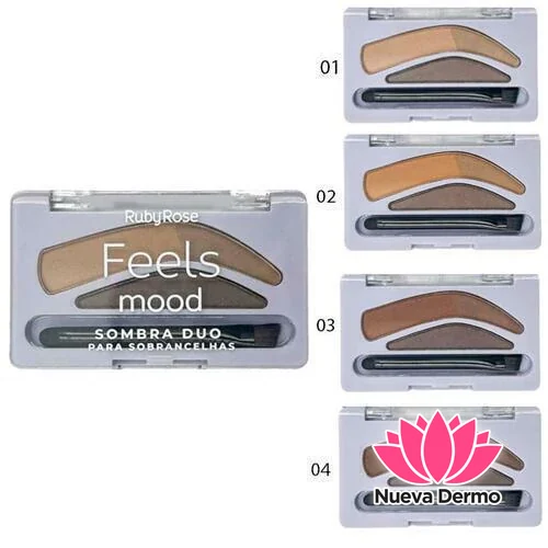 RUBY ROSE FEELS MOOD SOMBRA DUO PARA CEJAS HB-9357