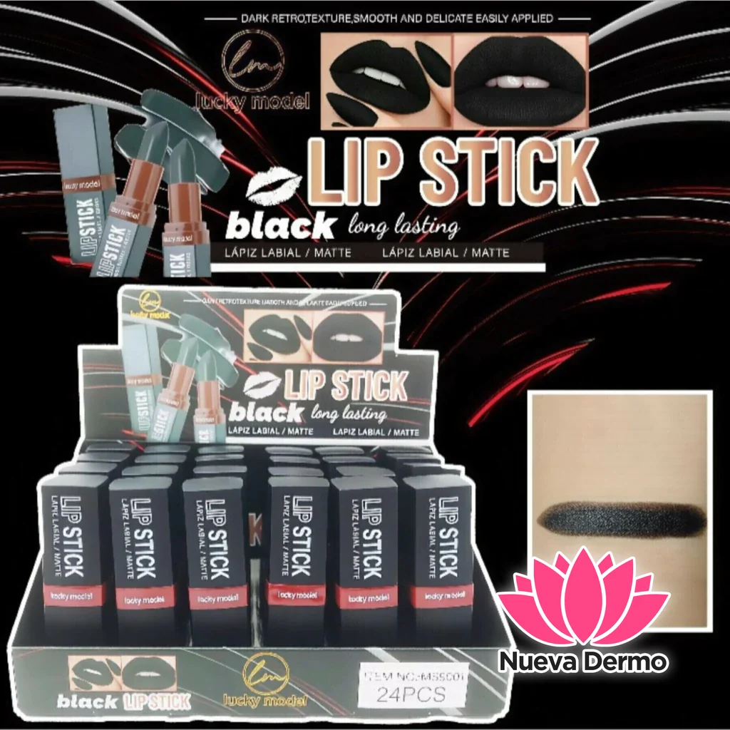 LUCKY MODEL BLACK LIPSTICK MS9001 MG-254035 6937118815599
