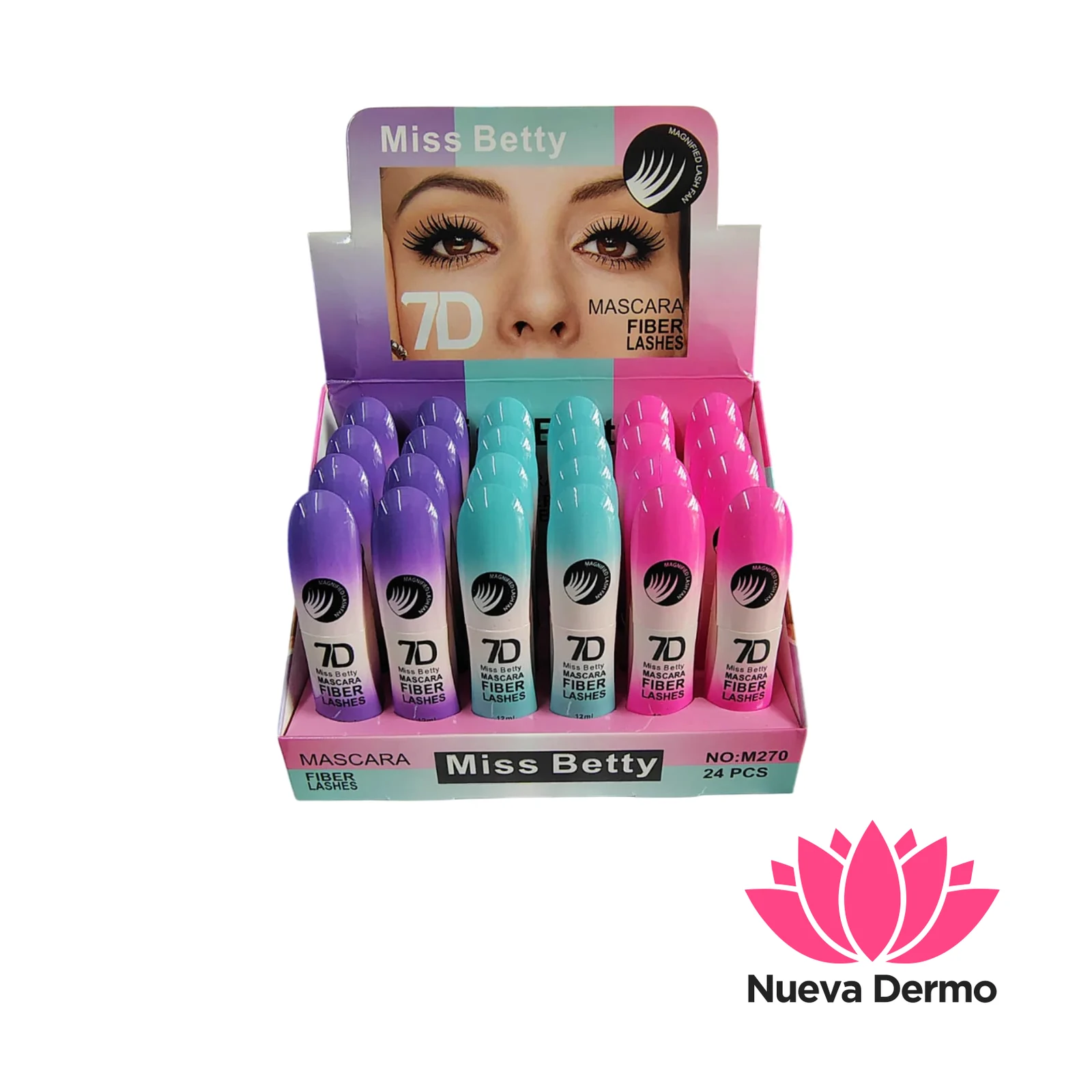 MISS BETTY MASCARA 7D FIBER LASHES M270 6980201702702