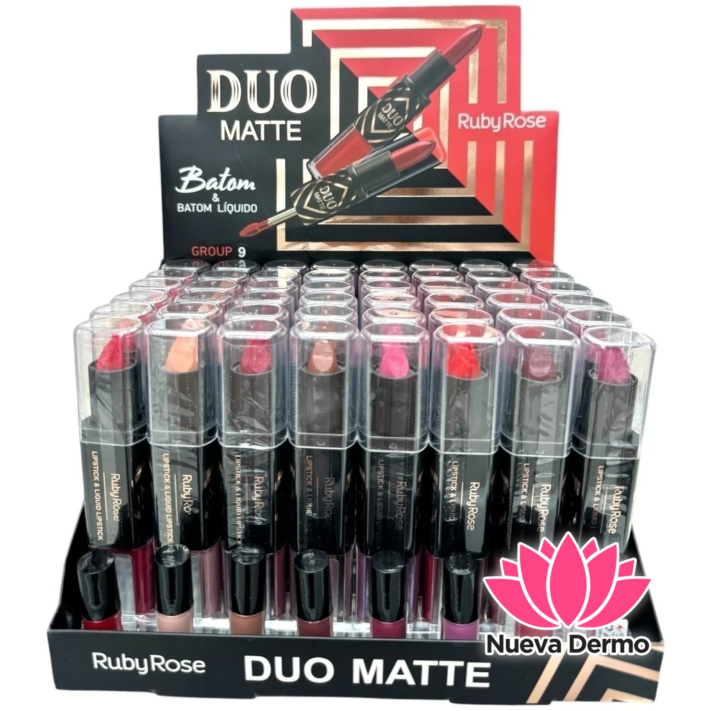 RUBY ROSE DUO MATTE BATOM+BATOM LIQUIDO HB-8607