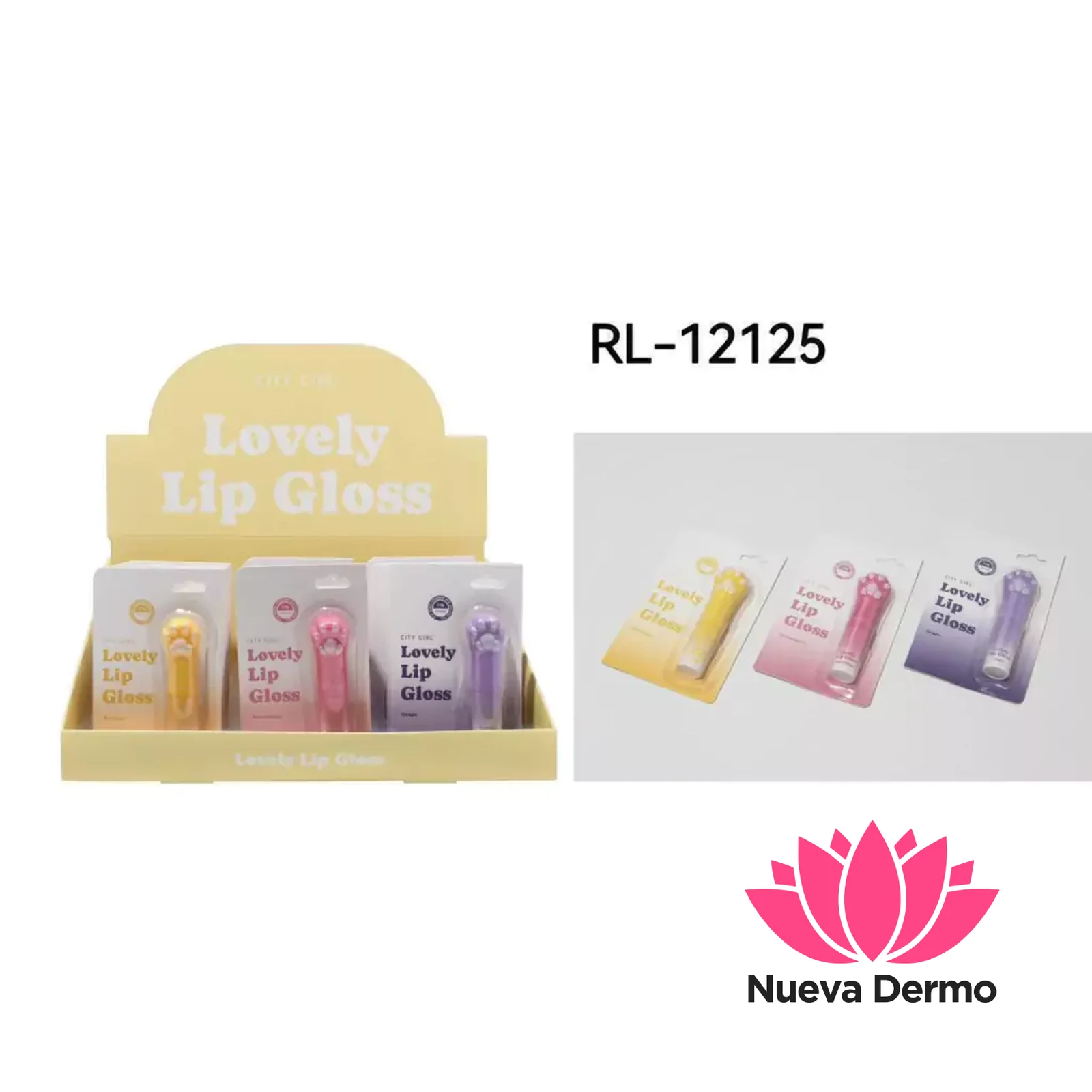 lovely lip gloss city girl rl-12125 6935835121252