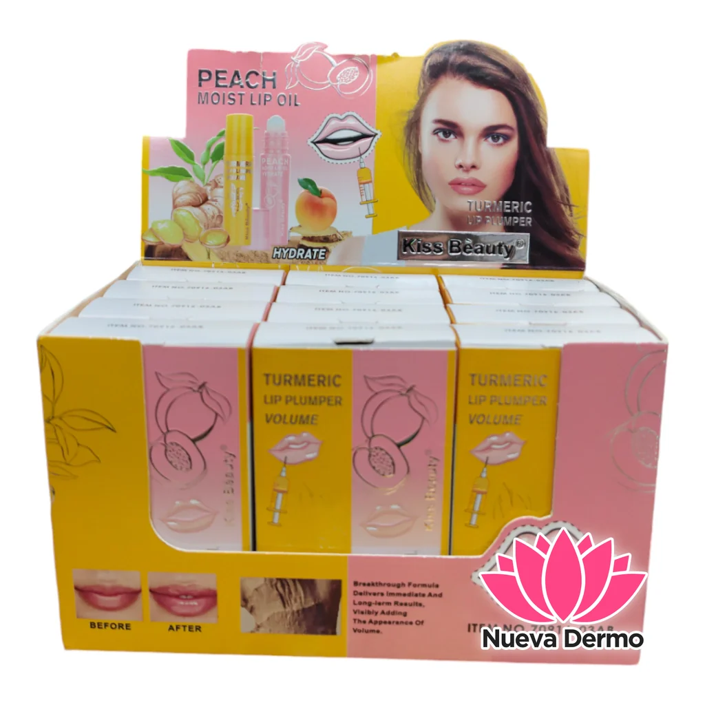 KISS BEAUTY PEACH MOIST LIP OIL 70916-03AB 唇油+丰唇 MG-42*12 6903072425402