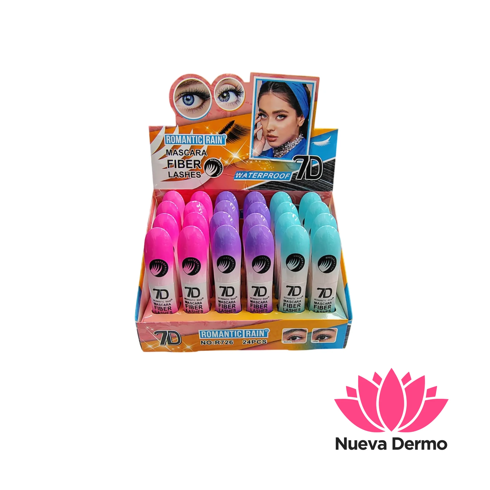 ROMANTIC RAIN MASCARA FIBER LASHES R726 6985887918263