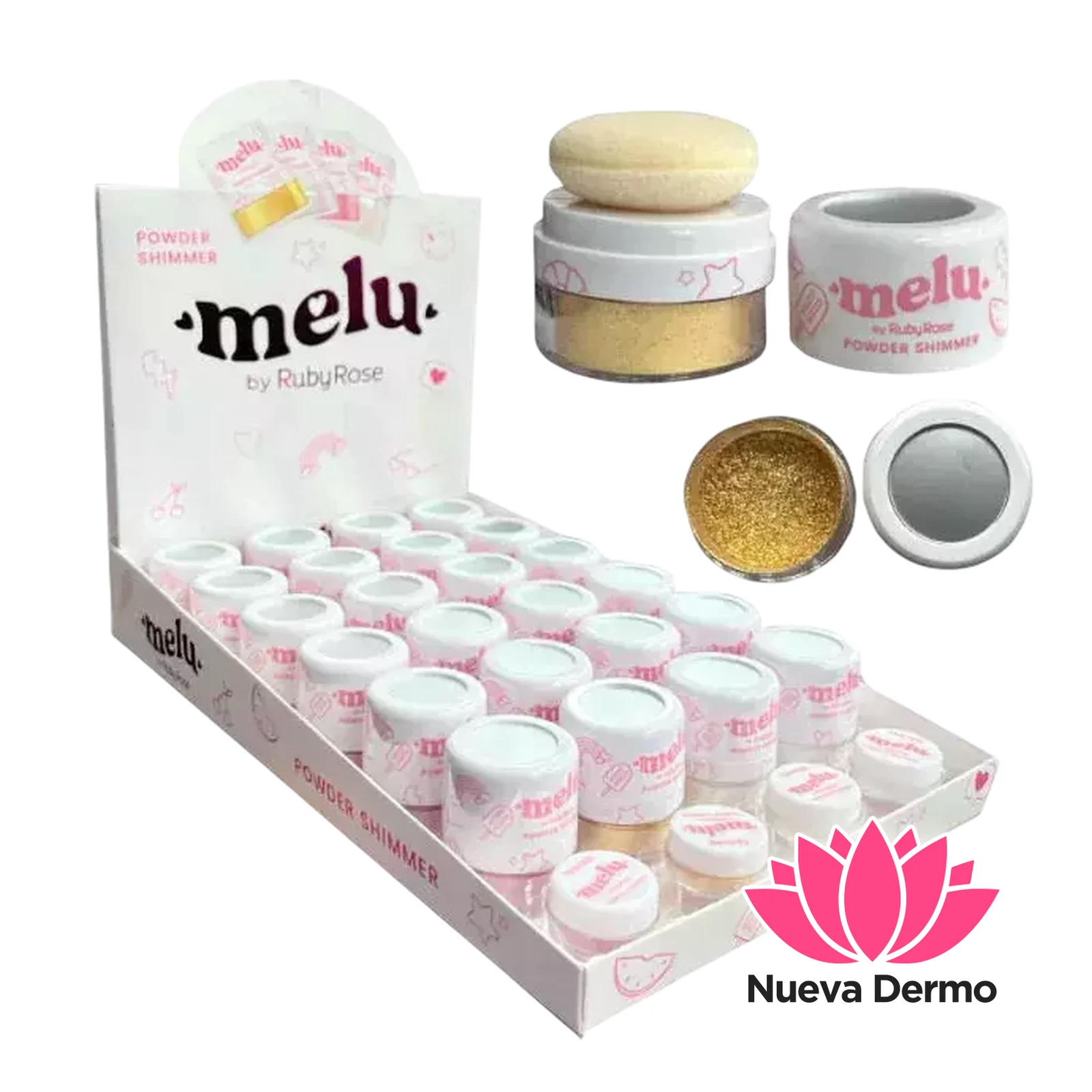 RUBY ROSE MELU ILUMINADOR RR-8410