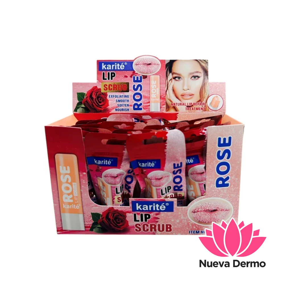 KARITE LIP SCRUB ROSE 29229-47 6903072457038