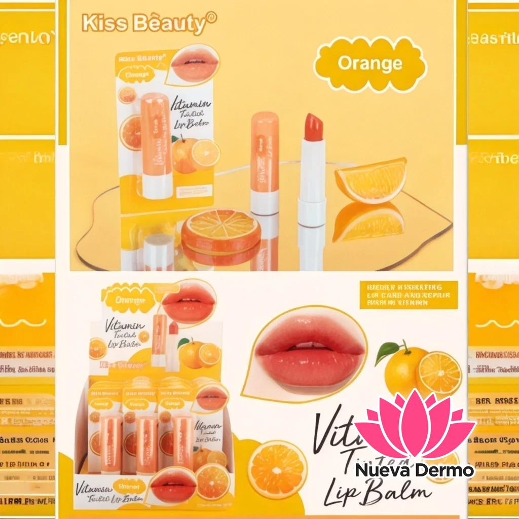 KISS BEUTY VITAMIN TINTED LIP BALM NARANJA "MG-390 29199-03VC 淡彩口红" 6903072452774