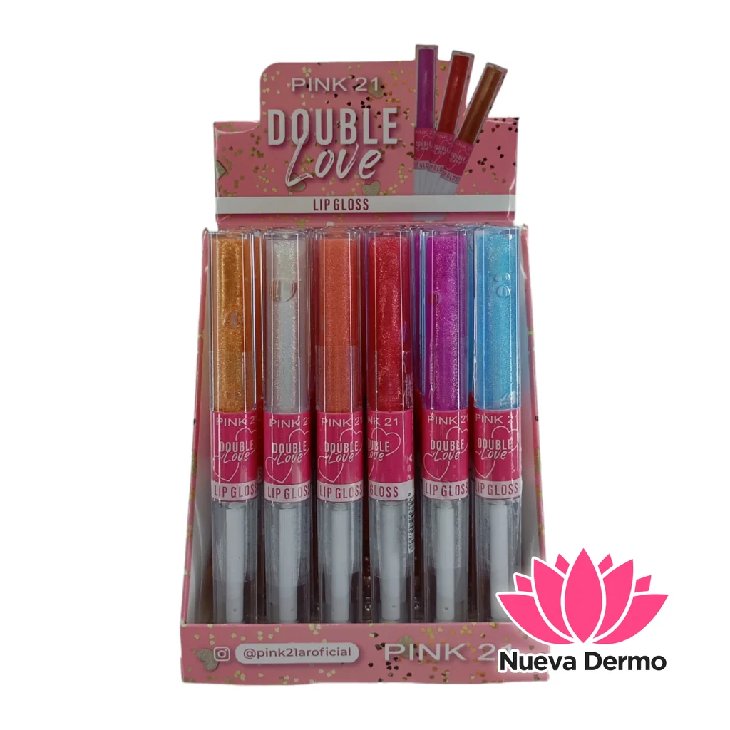 PINK21 LIPGLOSS DOUBLE LOVE CS4031 6952938457828