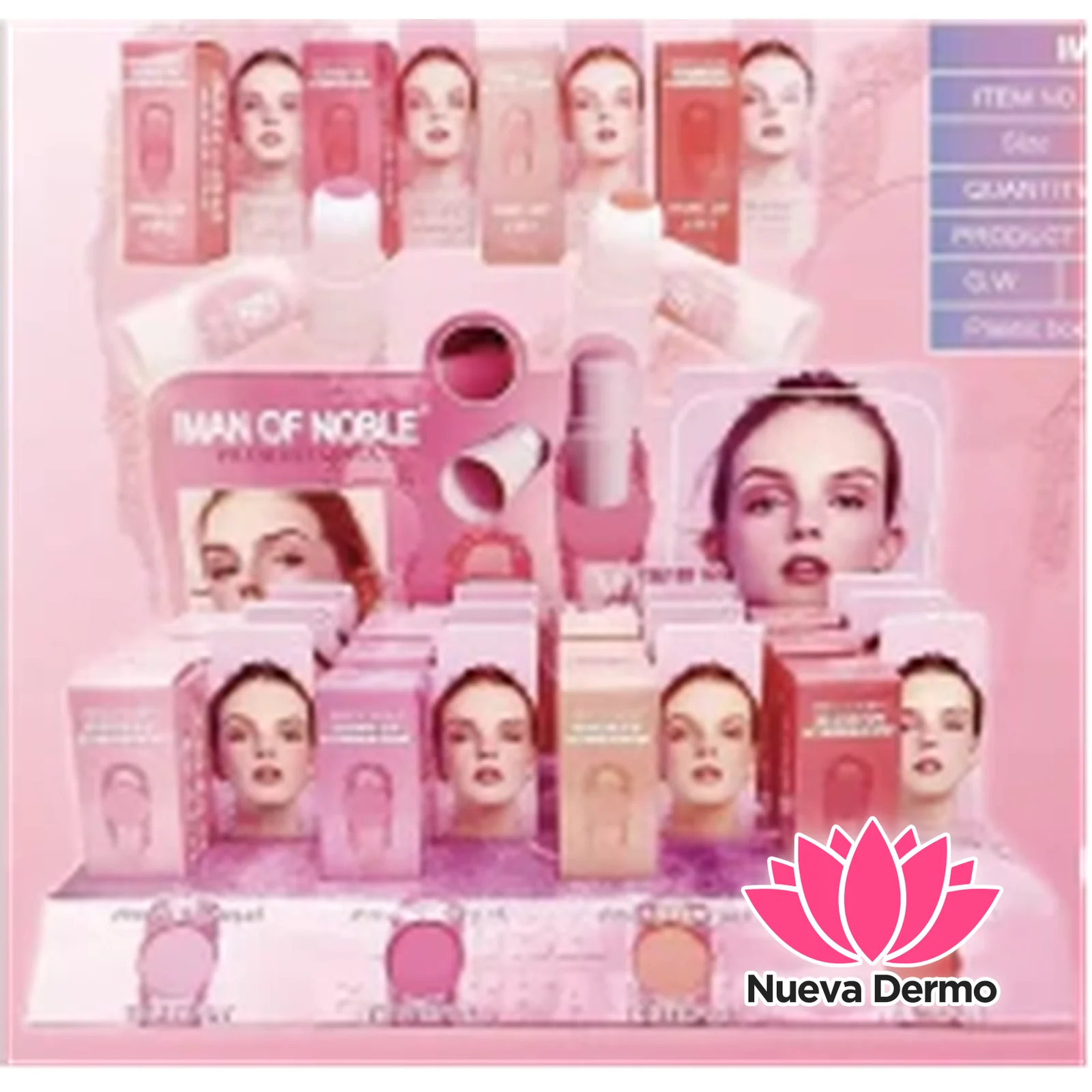 NOBLE BLUSHER VS EYESHADOW MAKE UP 2IN1 1299B*12 6937118809703 6937118808454 MG-73