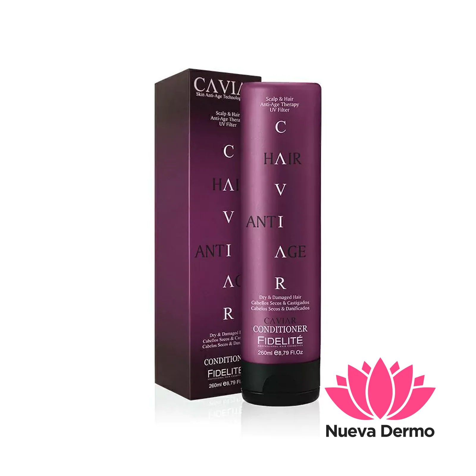 FIDELITE CAVIAR ACONDICIONADOR CABELLOS SECOS&CASTIGADOS 260ML 7798135960308