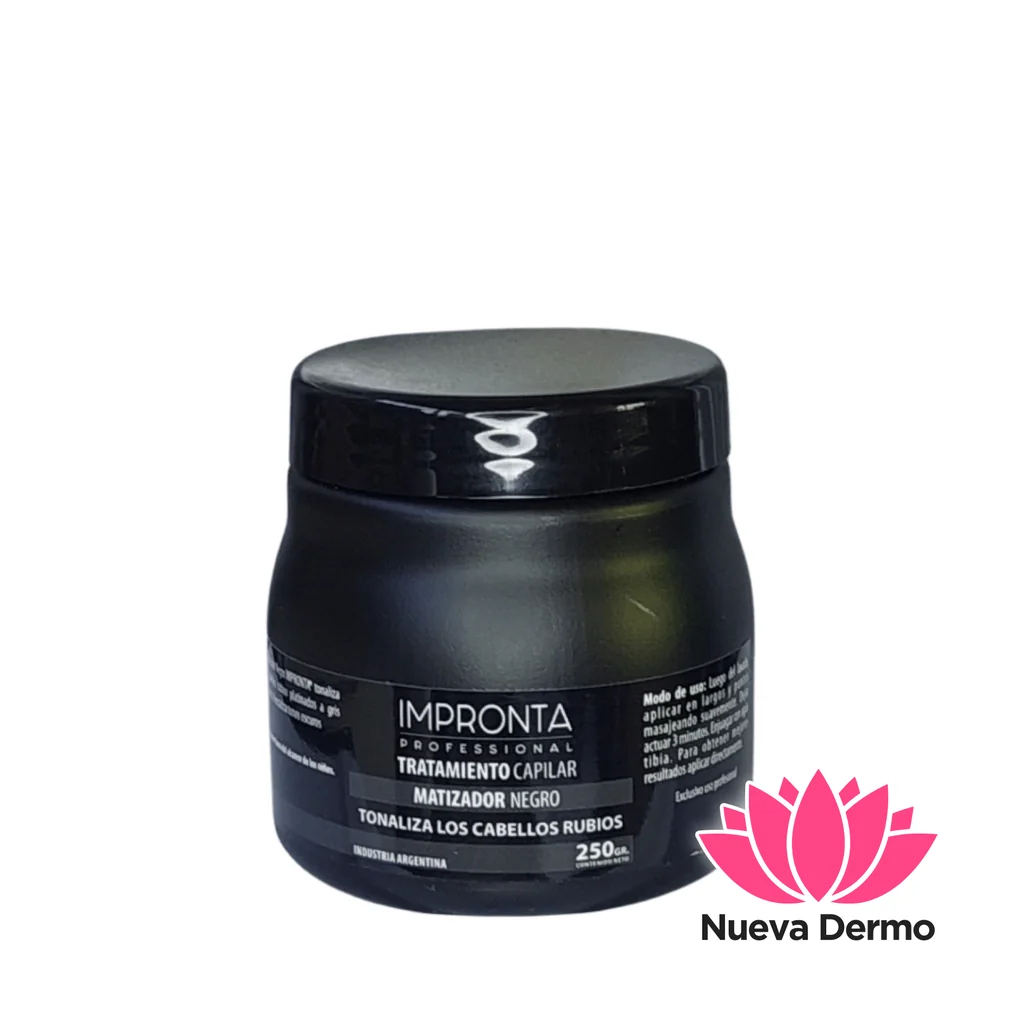 IMPRONTA TRATAMIENTO CAPILAR 250G MATIZADOR NEGRO4677668210063