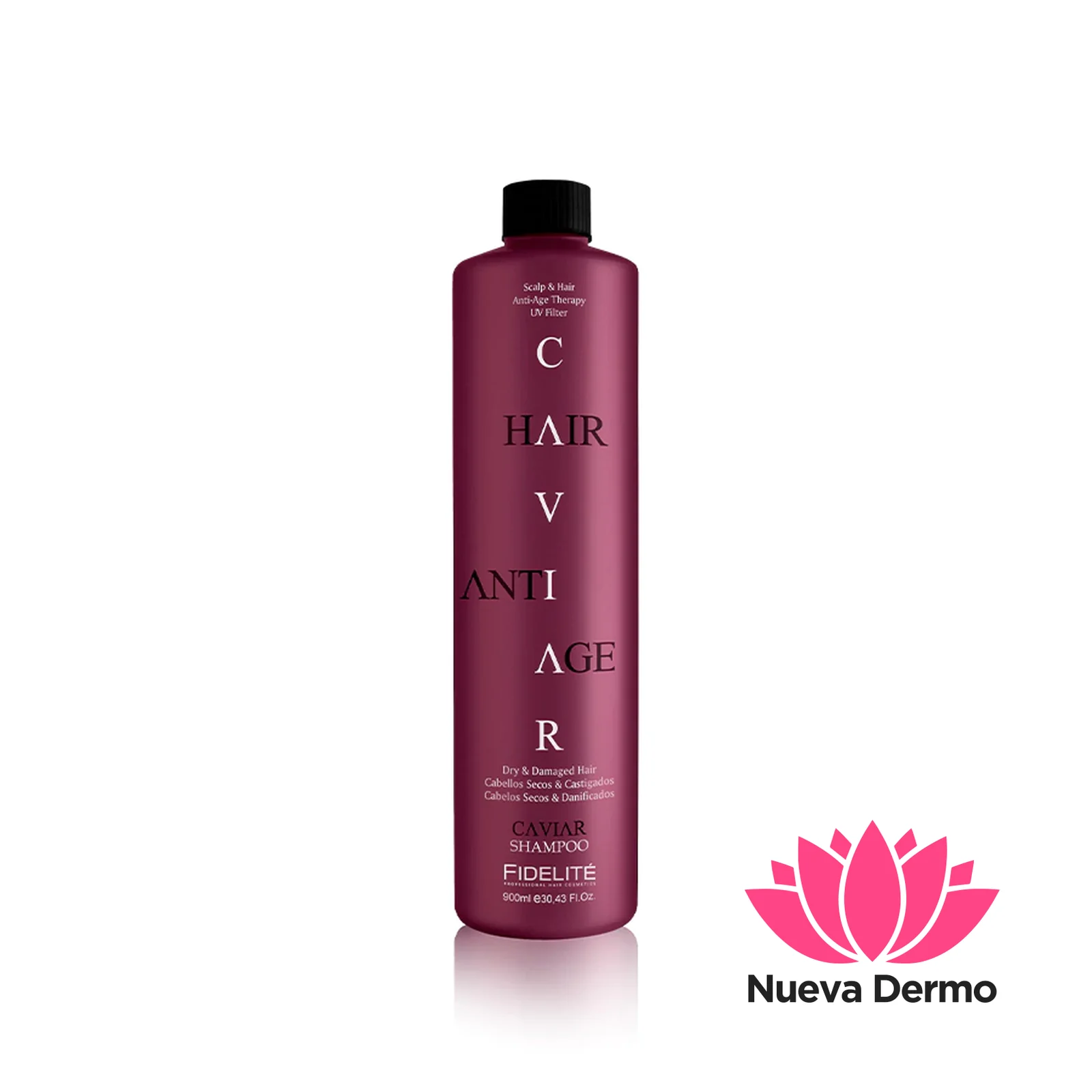 FIDELITE SHAMPOO CAVIAR SECOS Y CASTIGADOS 900ML 7798135966447