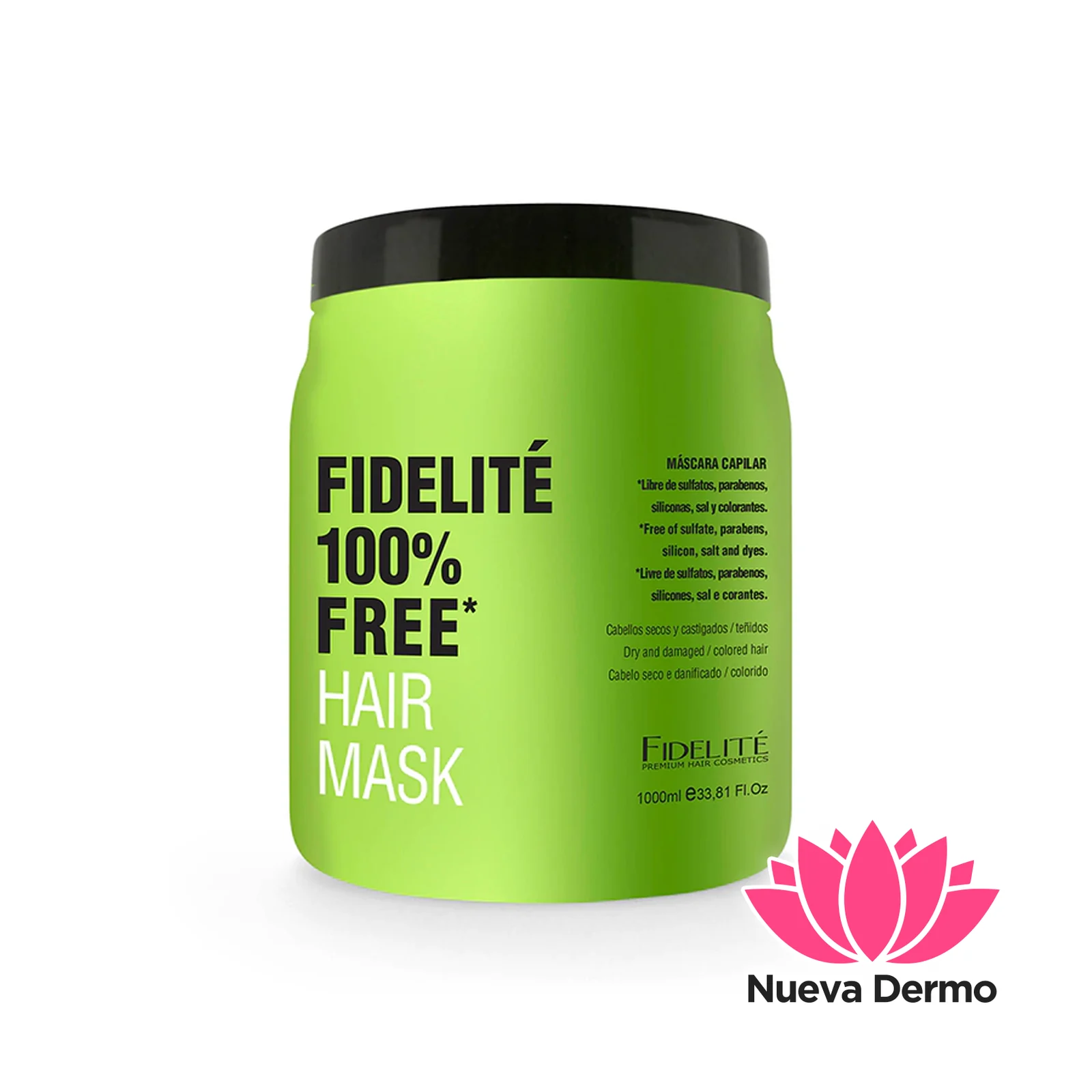 FIDELITE 100% FREE HAIR MASK 1000ML 7798135967543 ART.931