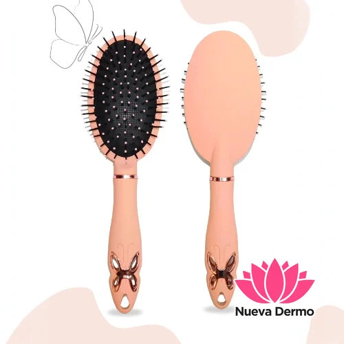 CEPILLO OVALADO MANGO MARIPOSA TS-2716-33 6902714016336