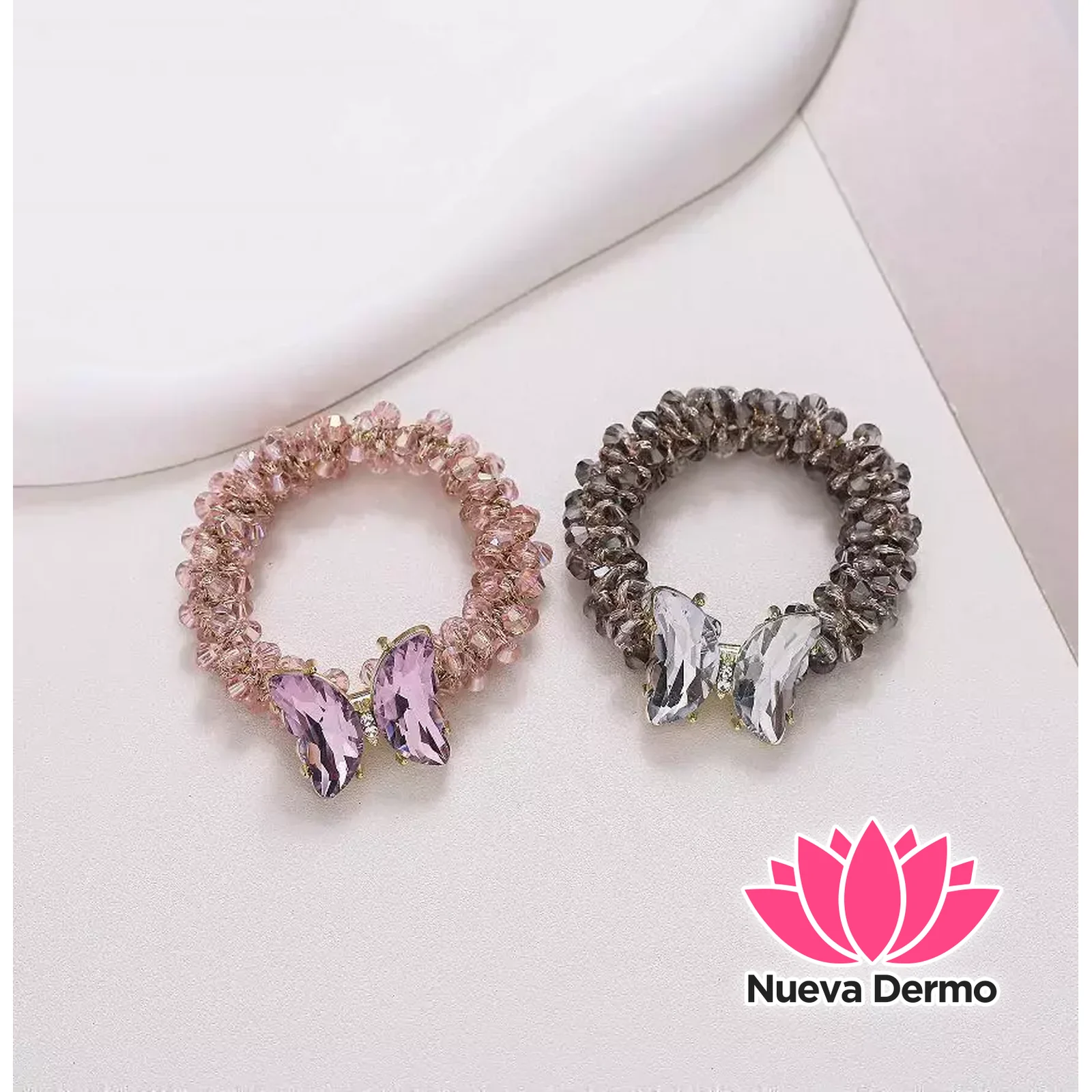 COLITA MARIPOSA CRISTAL PAQUETE X6PCS** JZ-5956-177 6950655951773