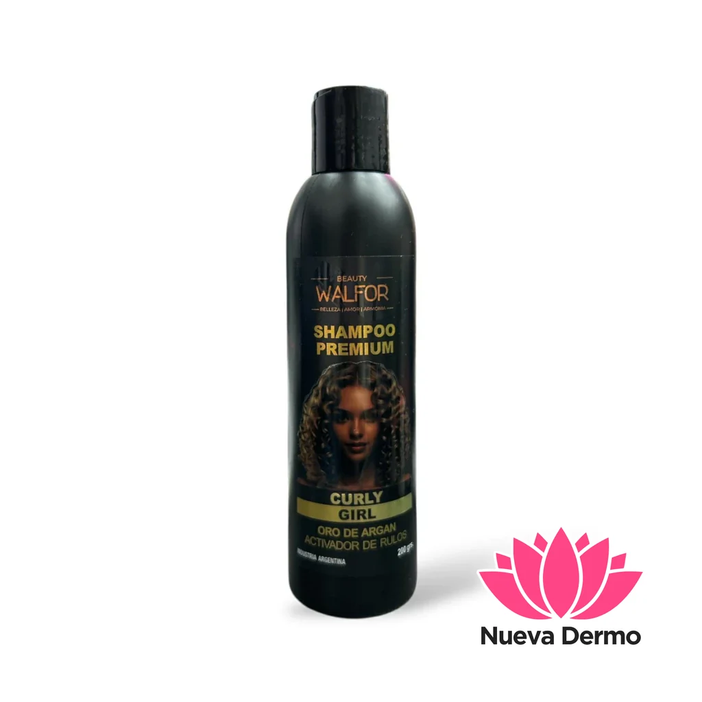 WALFOR SHAMPOO CURLY GIRL ORO DE ARGAN 200G 7798383440966
