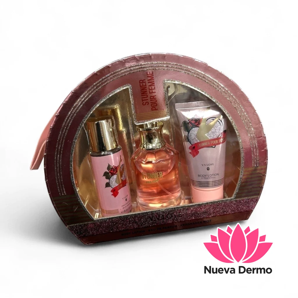 V.V.LOVE KIT PERFUME&BODY STUNNER POUR FEEME 3PCS VL7514 5060909988613