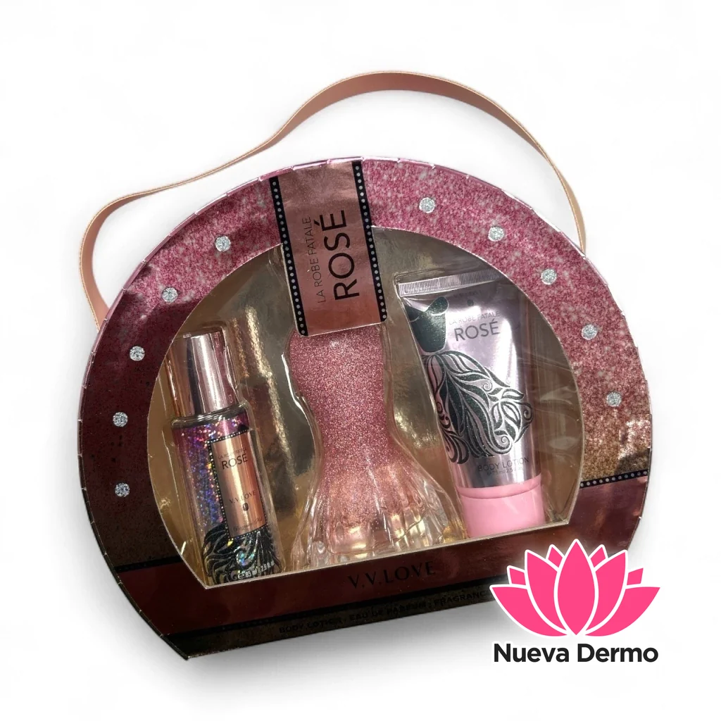 V.V.LOVE KIT PERFUME&BODY LA ROBE FATALE ROSE 3PCS VL7512 5060909988590