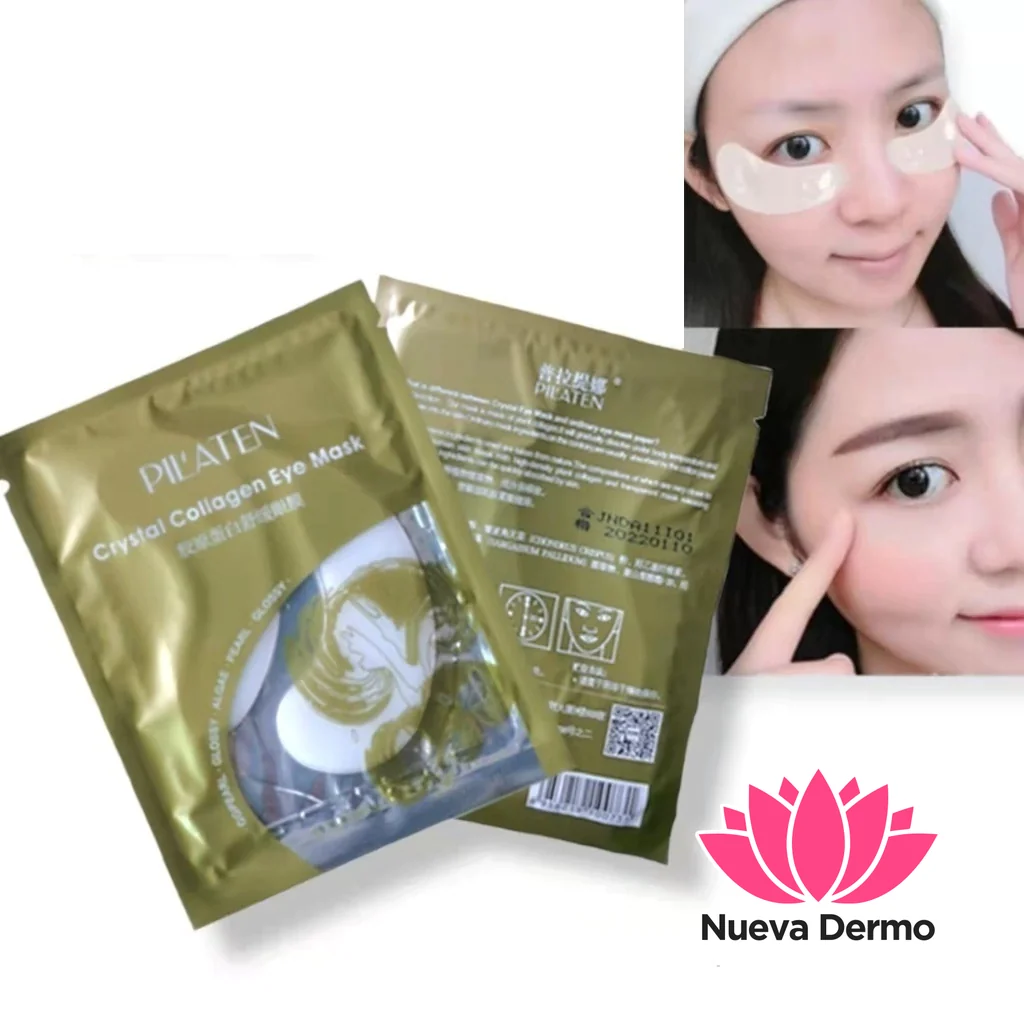 PAQ DE 10UNIDADES PILATEN COLAGENO CRYSTAL COLLAGEN EYE MASK 6956219100731