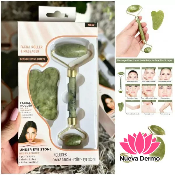 RODILLO JADE CON PIEDRA GUASHA 7545020424083/7700000000804