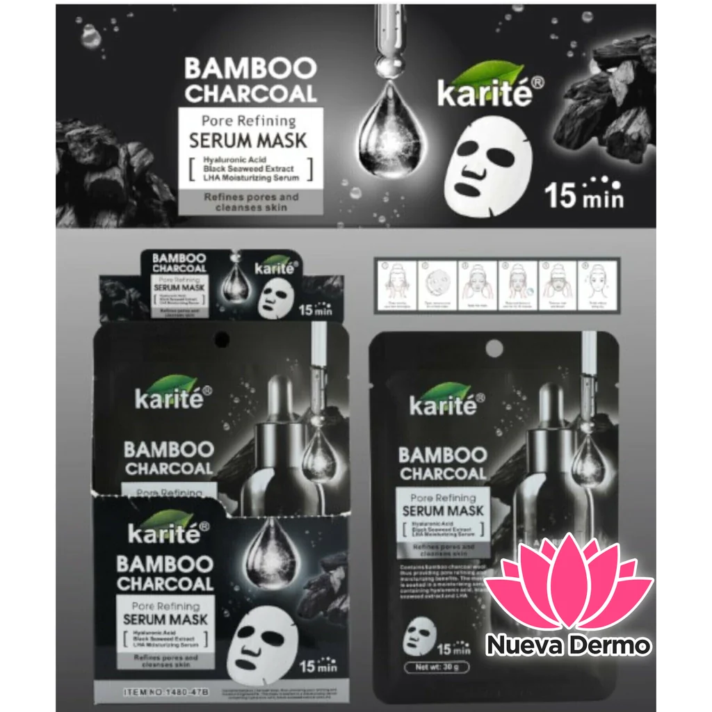 KARITE MASCARILLA BAMBOO CHARCOAL 12PCS MG-1480-47B 6903072470631