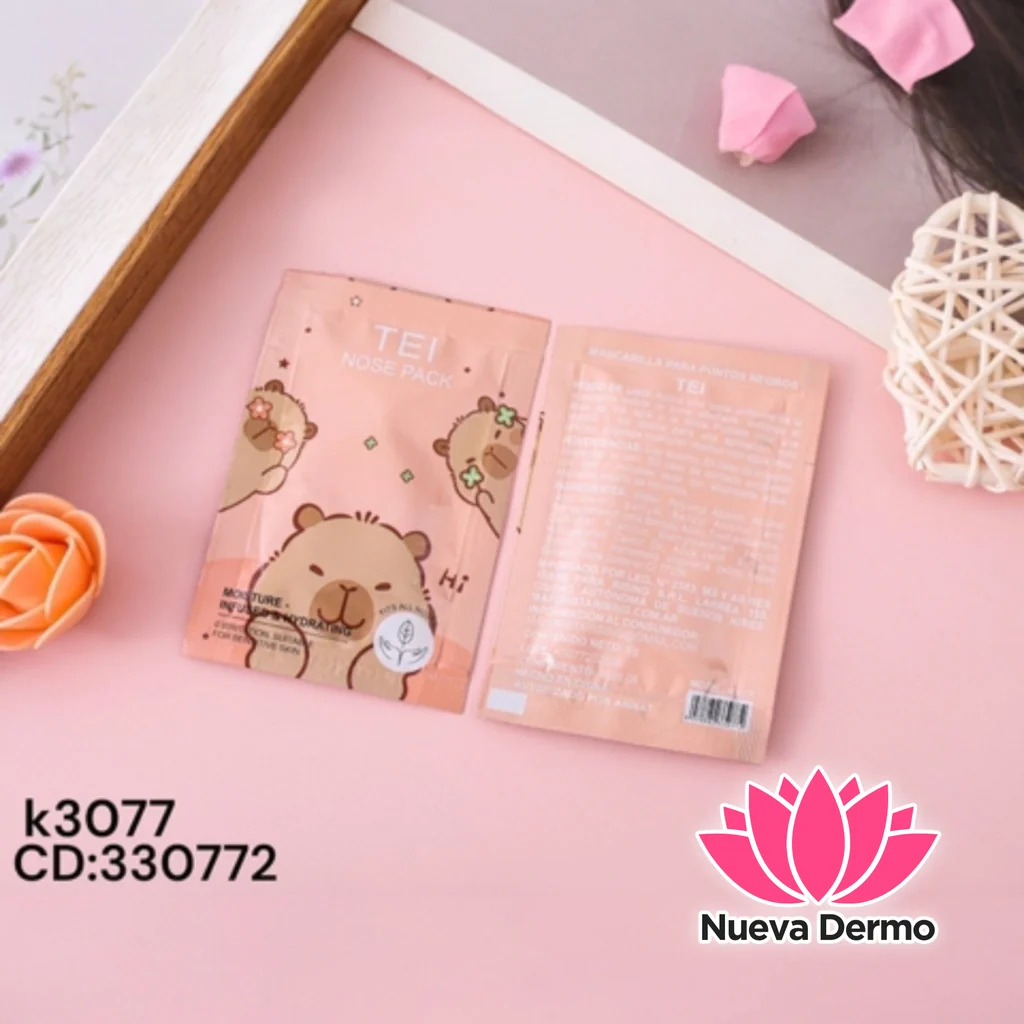 TEI NOSE PACK MASCARILLA PARA PUNTO NEGRO X10PCS K3077