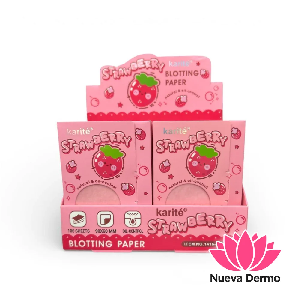 KARITE BLOTTING PAPER STRAWBERRY MG-1416-47B 6903072478835