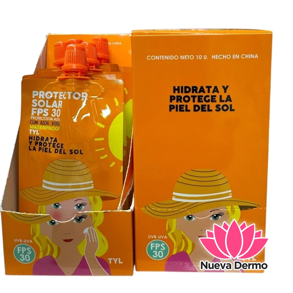 protector solar fps30 con aloe vera waterproof tyl1852