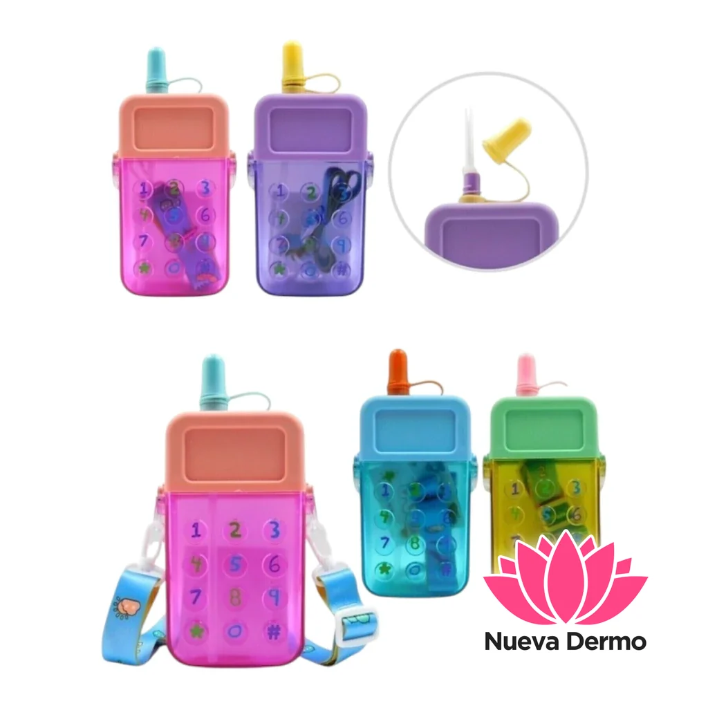 BOTELLA TELEFONO VASO C/STICKERS6901126784116