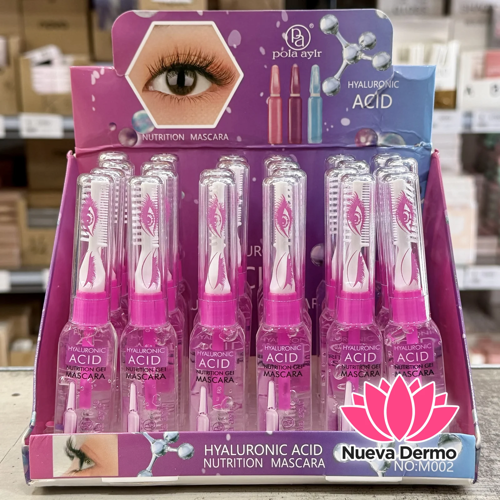 Serum crecimiento de pestañas con acido hialuronico #M002 UNIDAD
