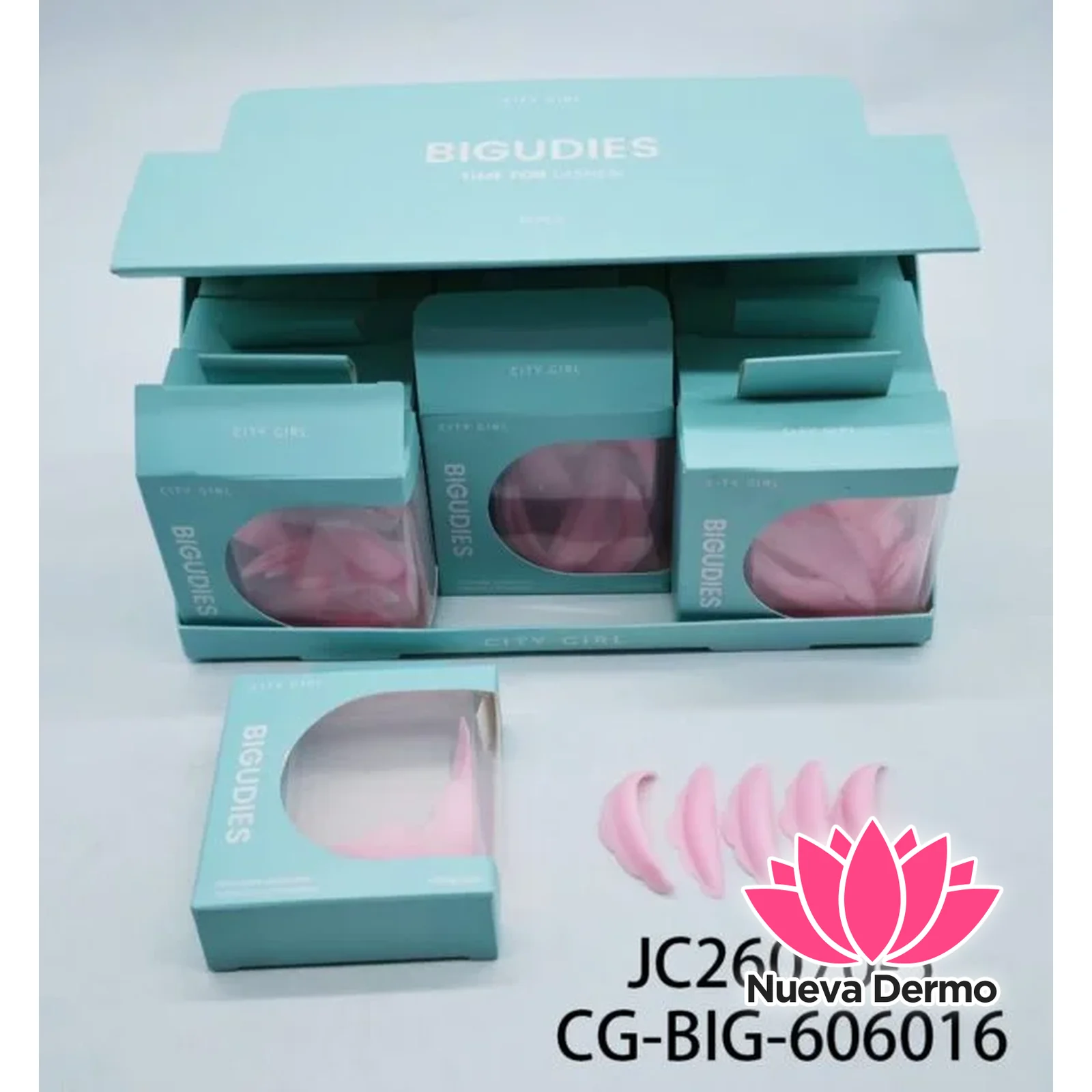 BIGUDIES DE SILICONA CITY GIRL JC26070-5/60162