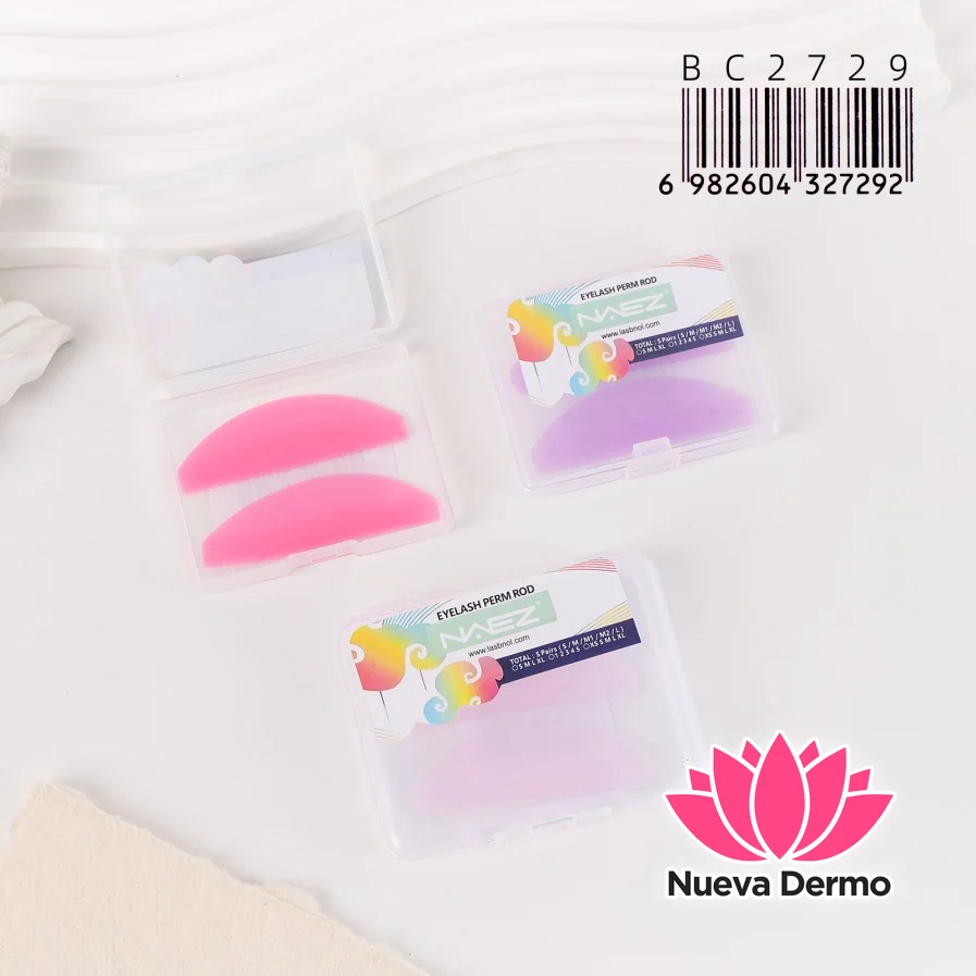 Bigudíes de Silicona Naez para Lash Lifting BC2729/27292 6-UNIDAD