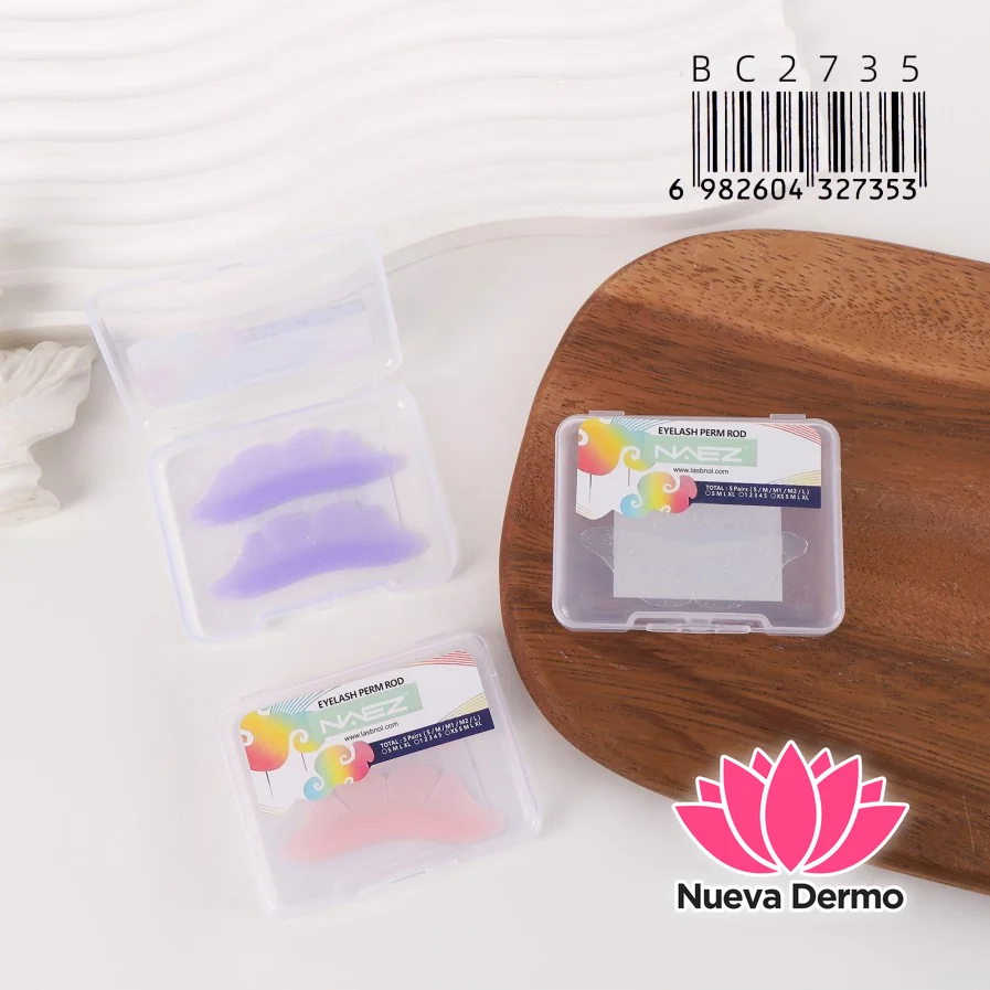 Bigudíes de Silicona Naez para Lash Lifting BC2735/27353 6-UNIDAD