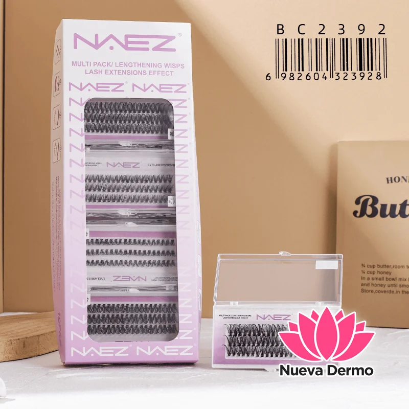 KIT DE PESTAÑAS 40D NAEZ BC2392/23928 5 UNIDAD