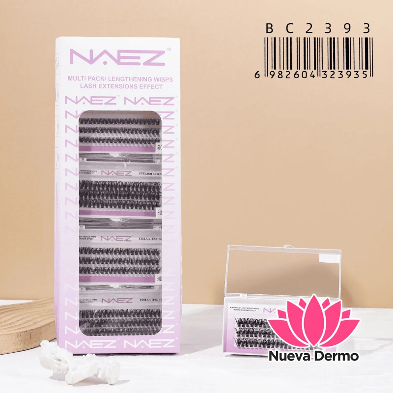 KIT DE PESTAÑAS 50D NAEZ BC2393/23935 5 UNIDAD