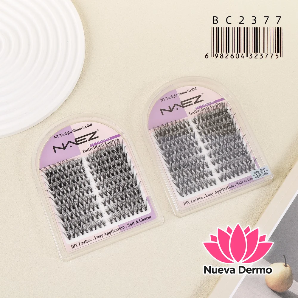 Kit de Pestañas en Grupitos 30D DIY NAEZ BC2377/23775 3-UNIDAD