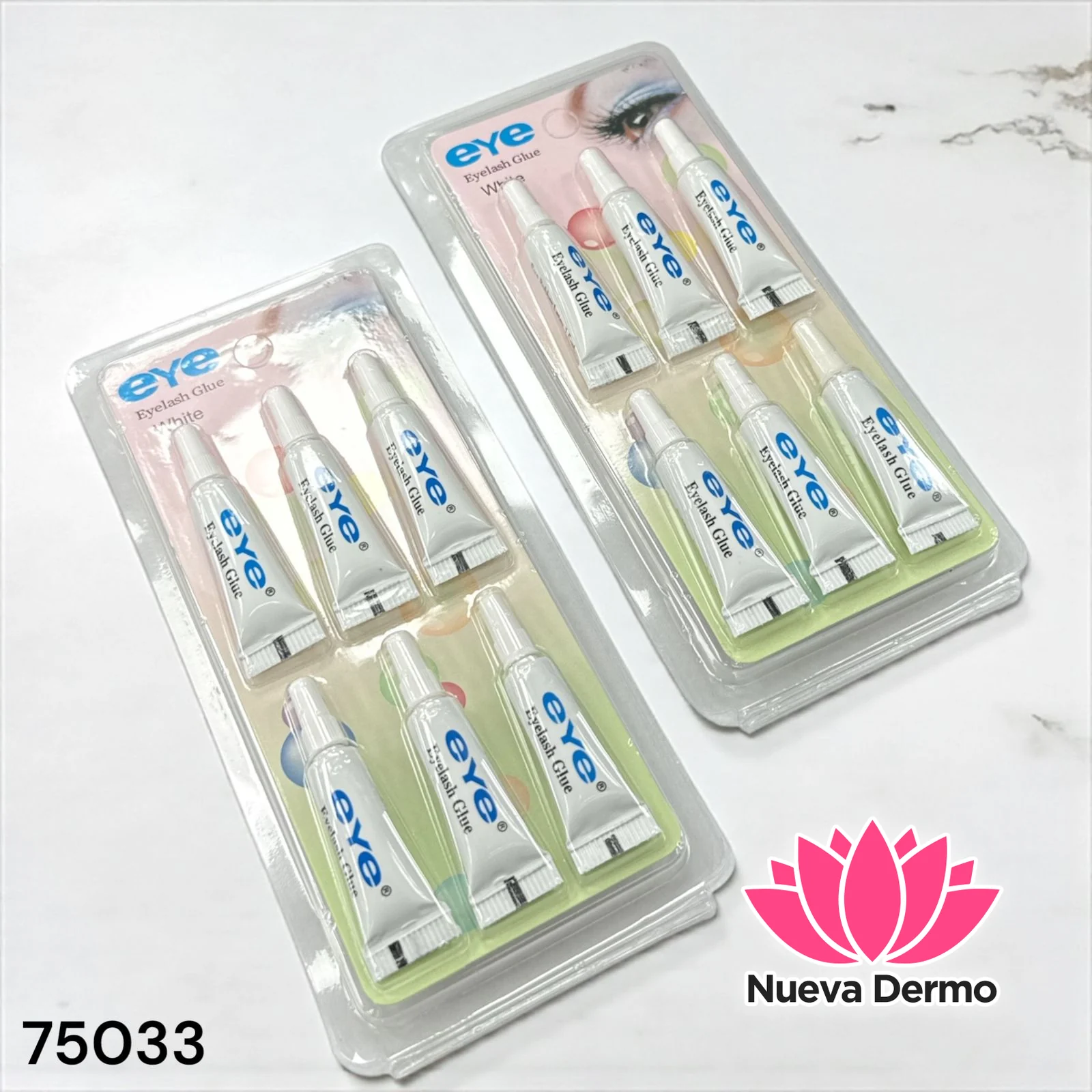 PEGAMENTO/ADHESIVO PARA PESTAÑAS 6PCS 75033 T-1480 UNIDAD