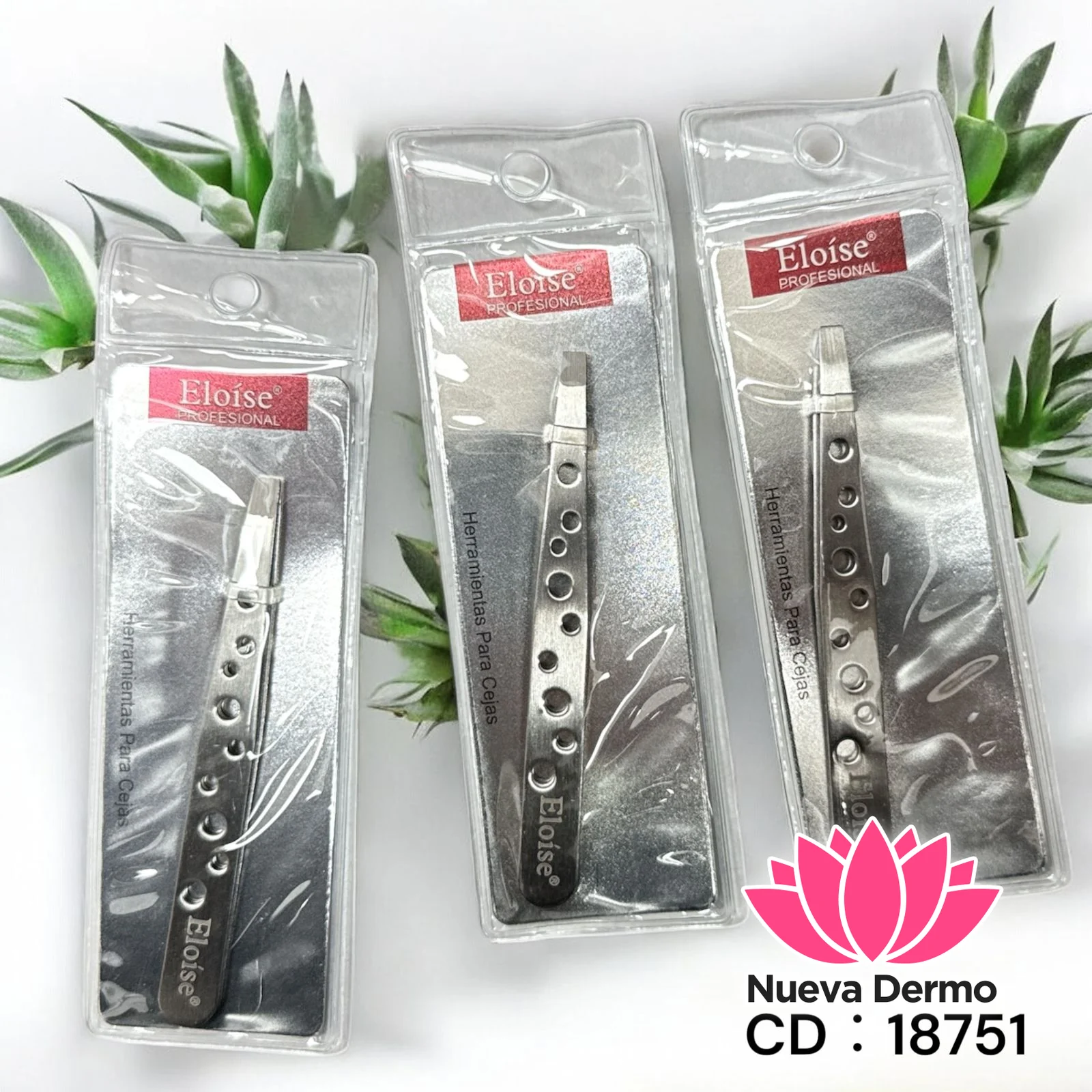PINZA DE DEPILAR 18751 6 UNIDAD