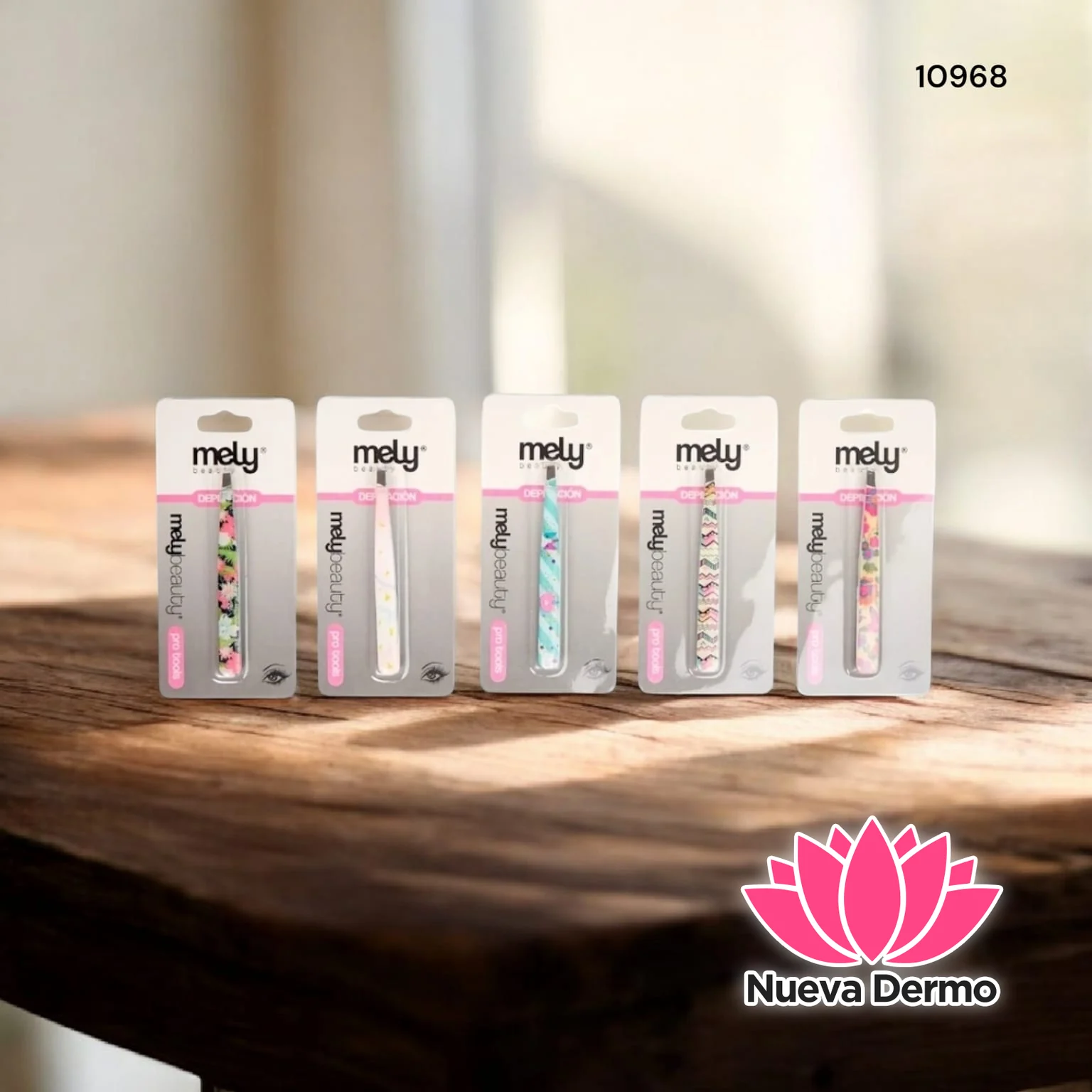 PINZA PARA DEPILAR CEJAS CON DISEÑO SURTIDO MELY 09683/LH-10968 6 UNIDAD