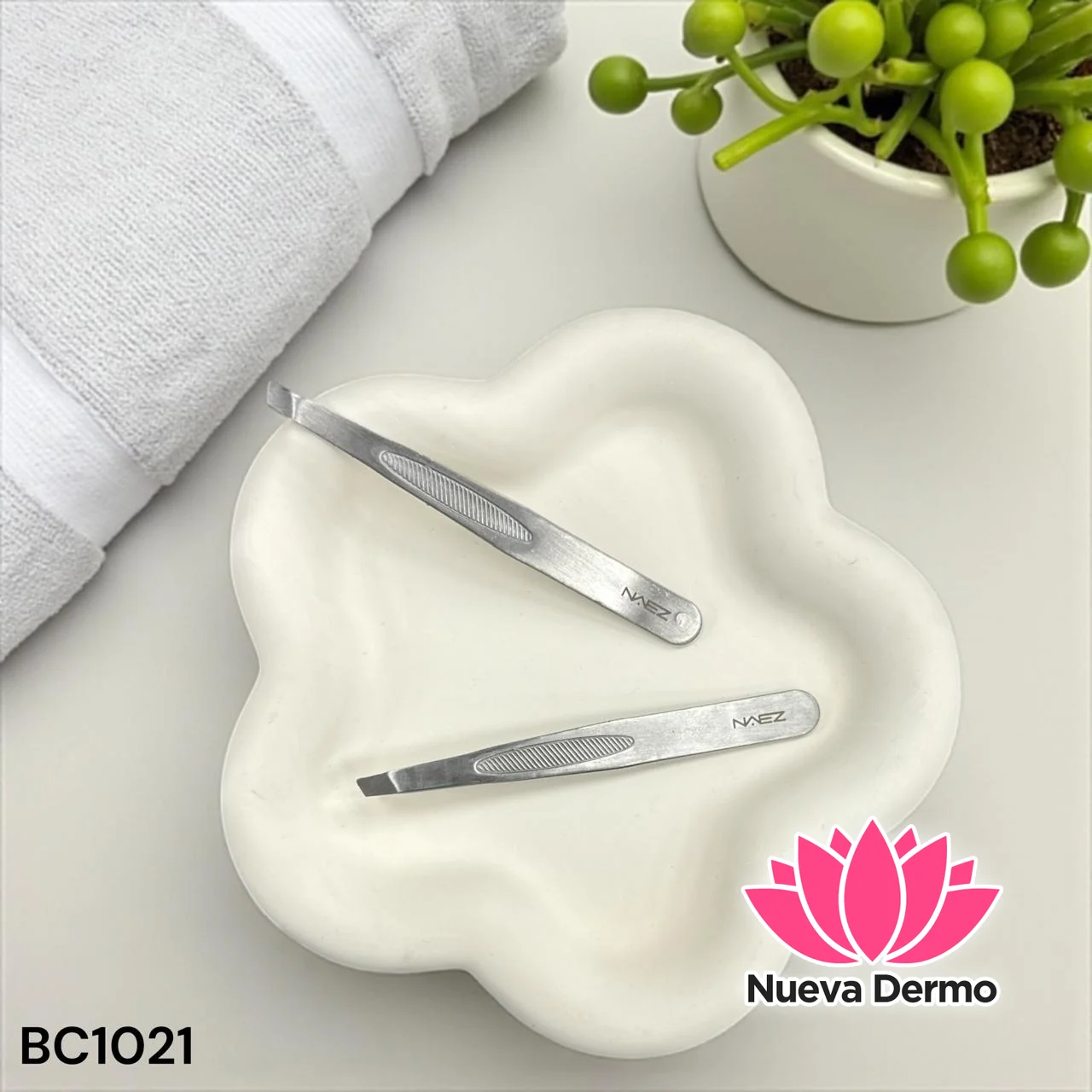 PINZA PARA DEPILAR NAEZ BC1021 6 UNIDAD