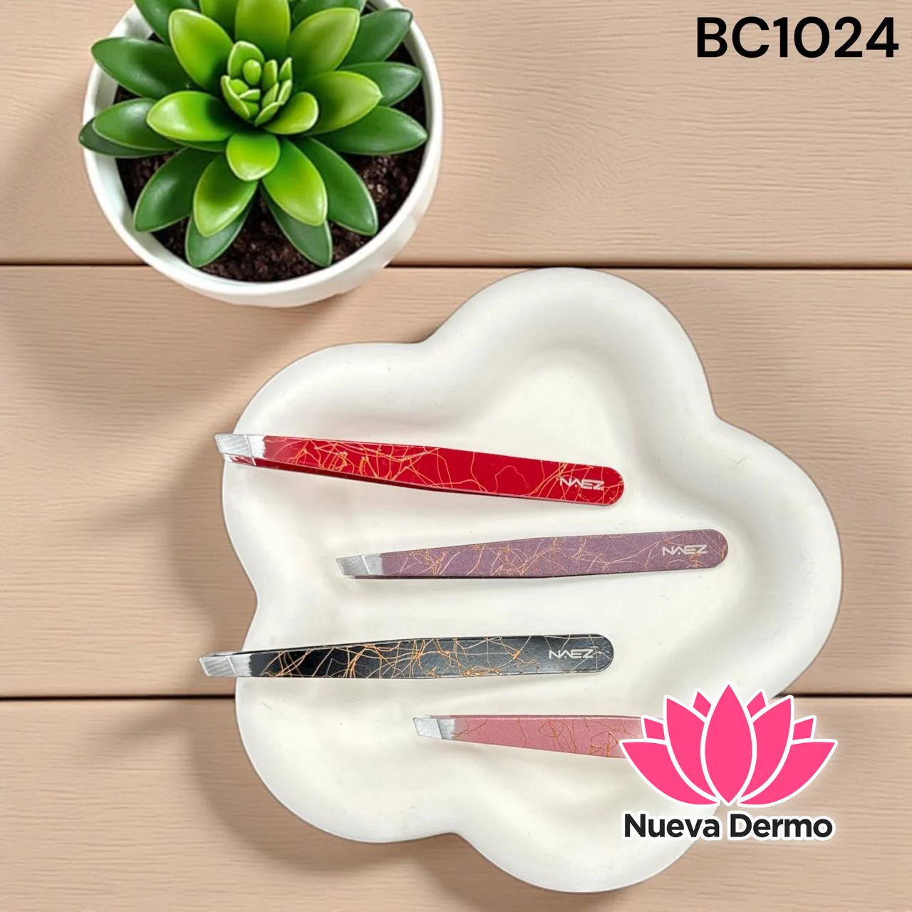 PINZA PARA DEPILAR NAEZ BC1024/10247 6 UNIDAD