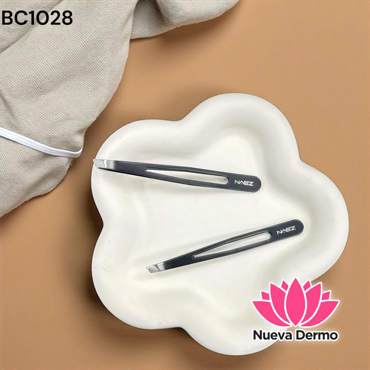 PINZA PARA DEPILAR NAEZ BC1028 6 UNIDAD