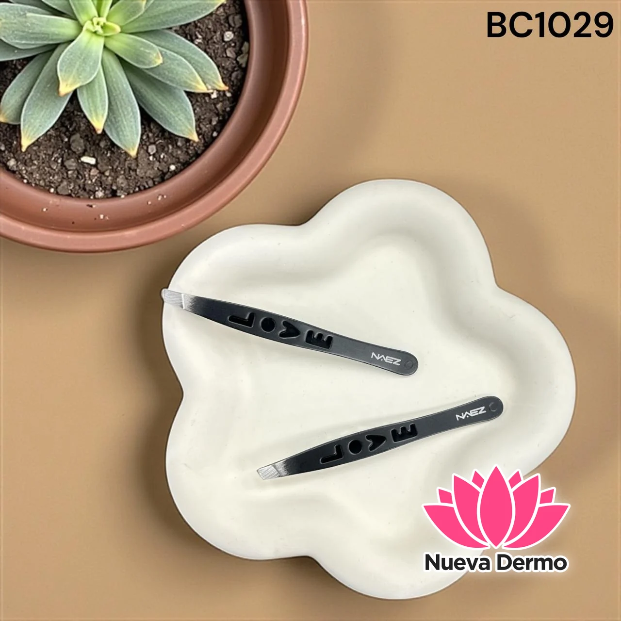 PINZA PARA DEPILAR NAEZ BC1029 6 UNIDAD
