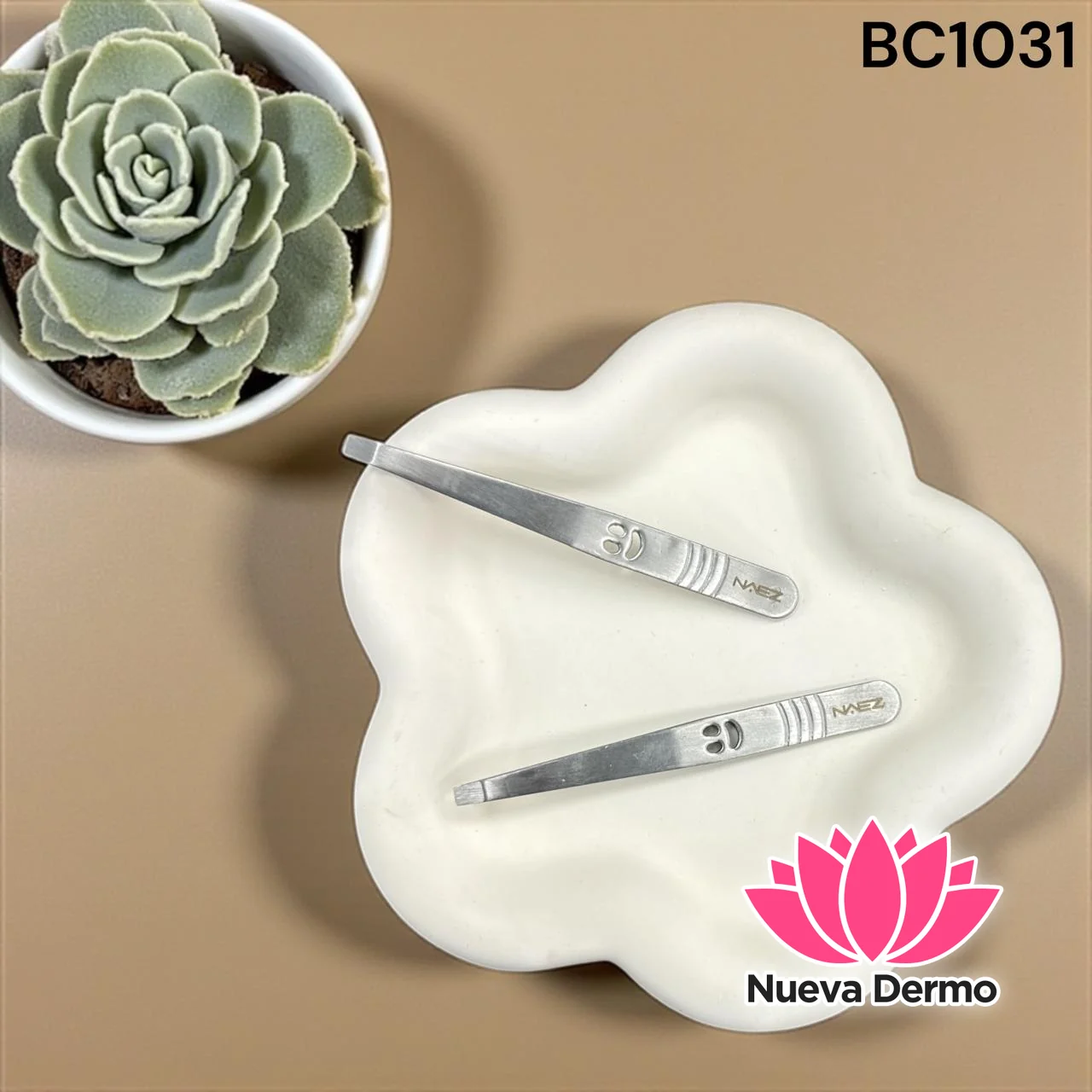 PINZA PARA DEPILAR NAEZ BC1031 6 UNIDAD
