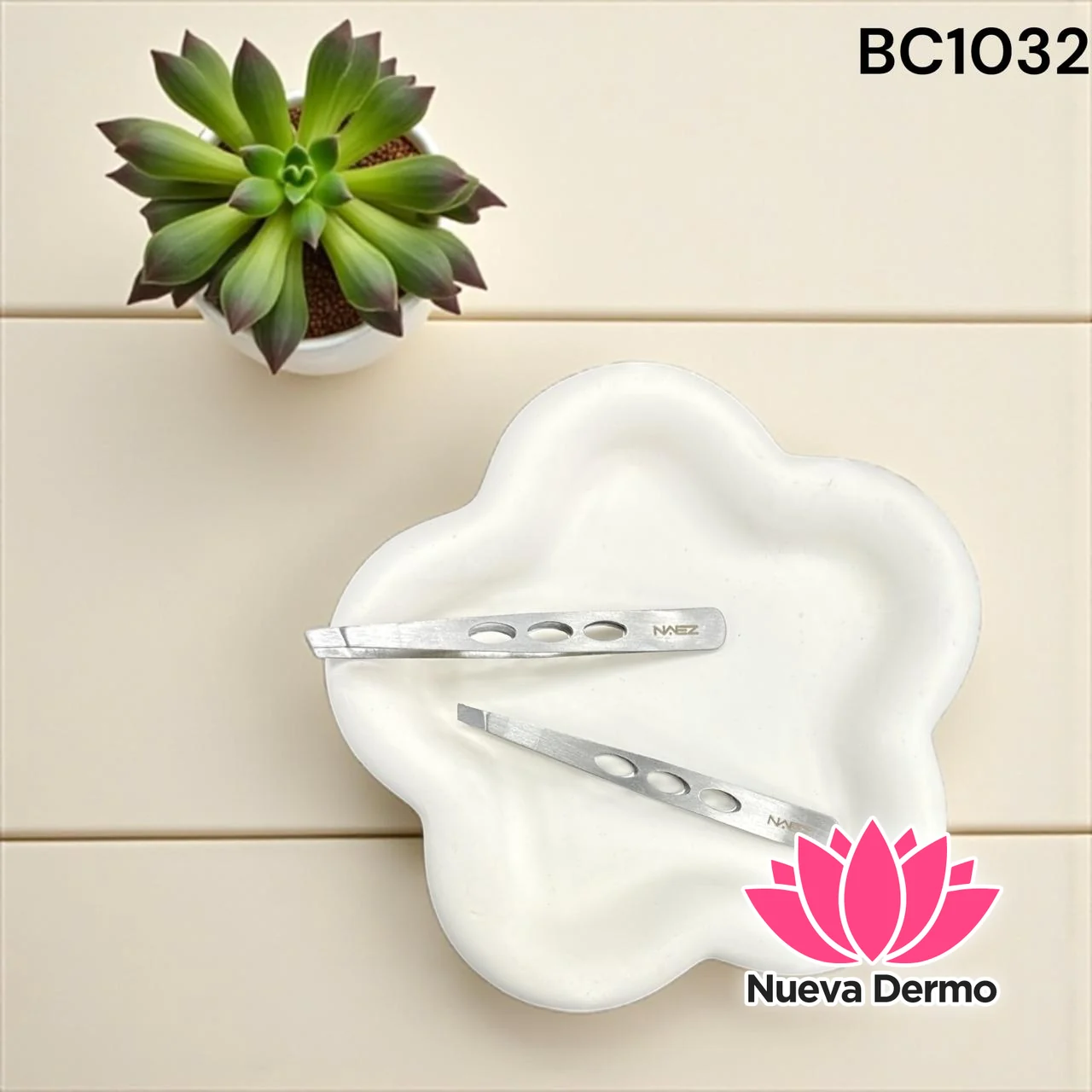 PINZA PARA DEPILAR NAEZ BC1032 6 UNIDAD