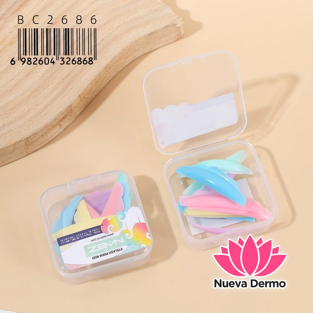 Set de Bigudíes de Silicona NAEZ para Lash Lift – BC2686/26868 6-UNIDAD