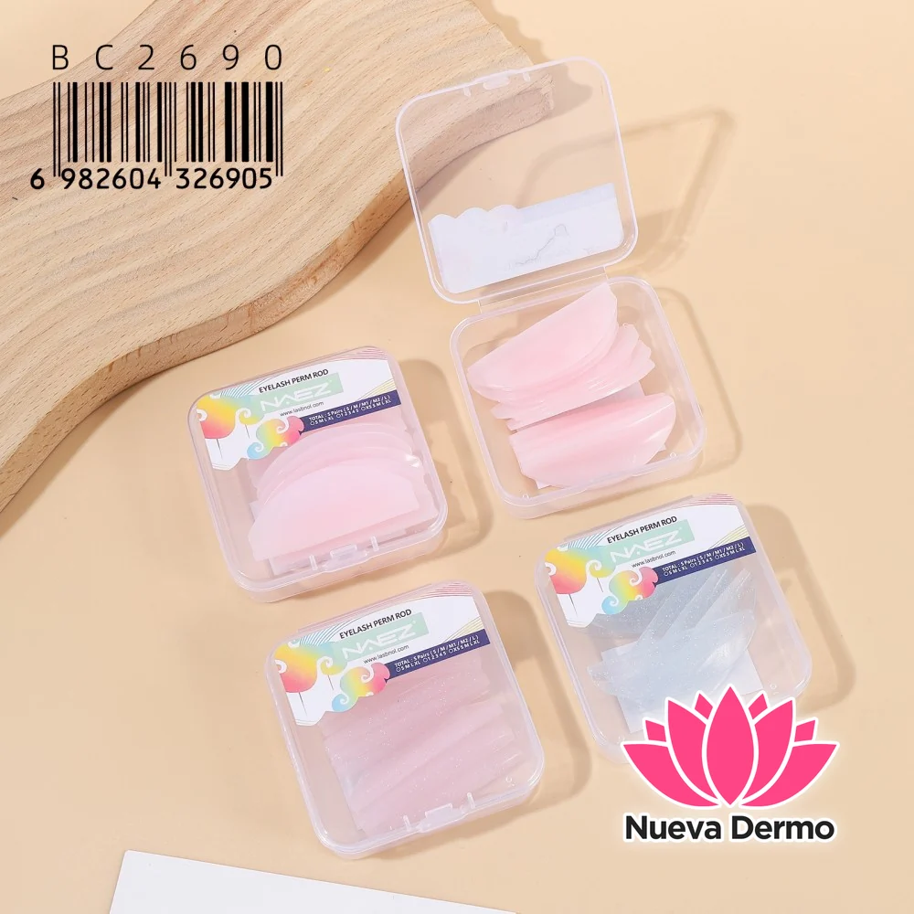 Set de Bigudíes de Silicona NAEZ para Lash Lift – BC2690/26905 3-UNIDAD